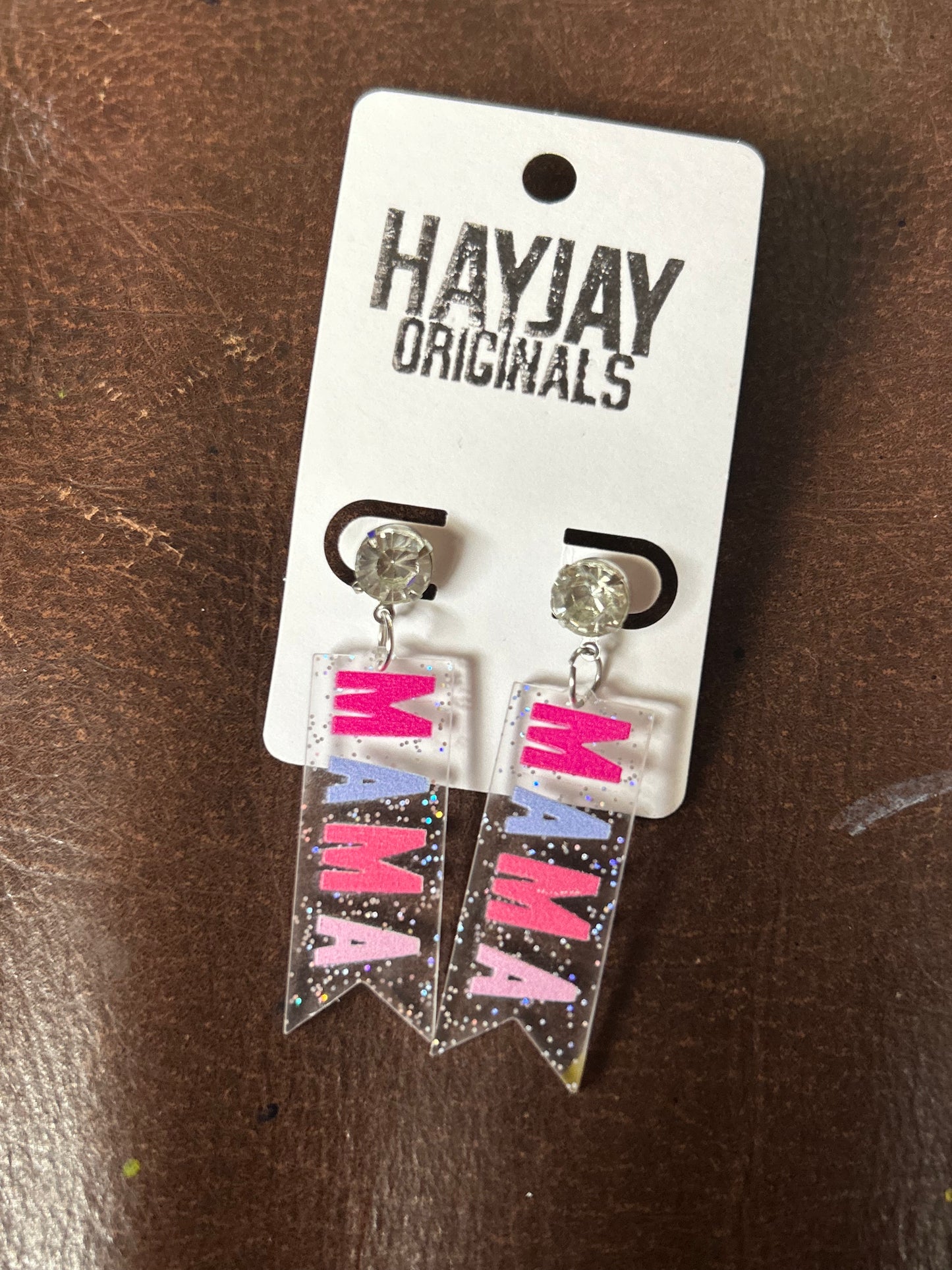 Pink Mama earrings