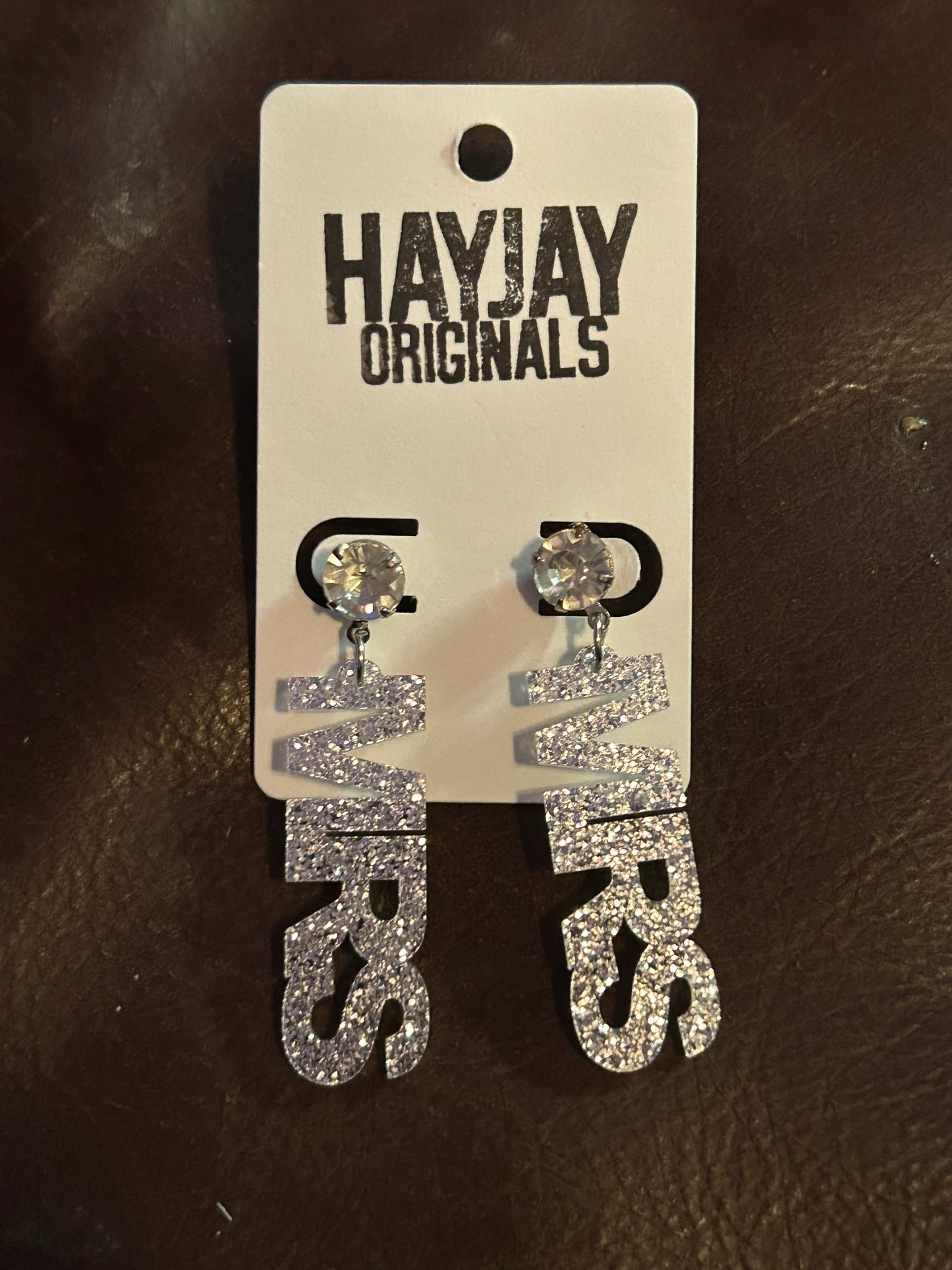 Mrs earrings