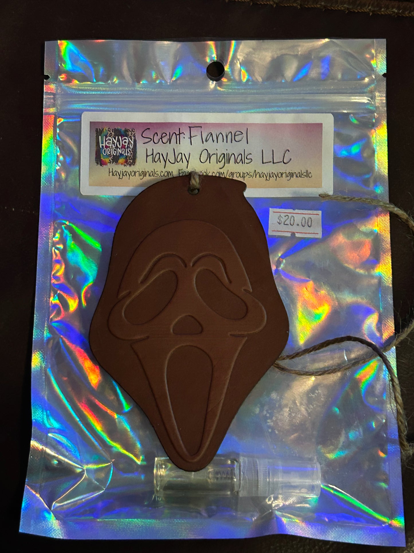 Ghostface leather freshie