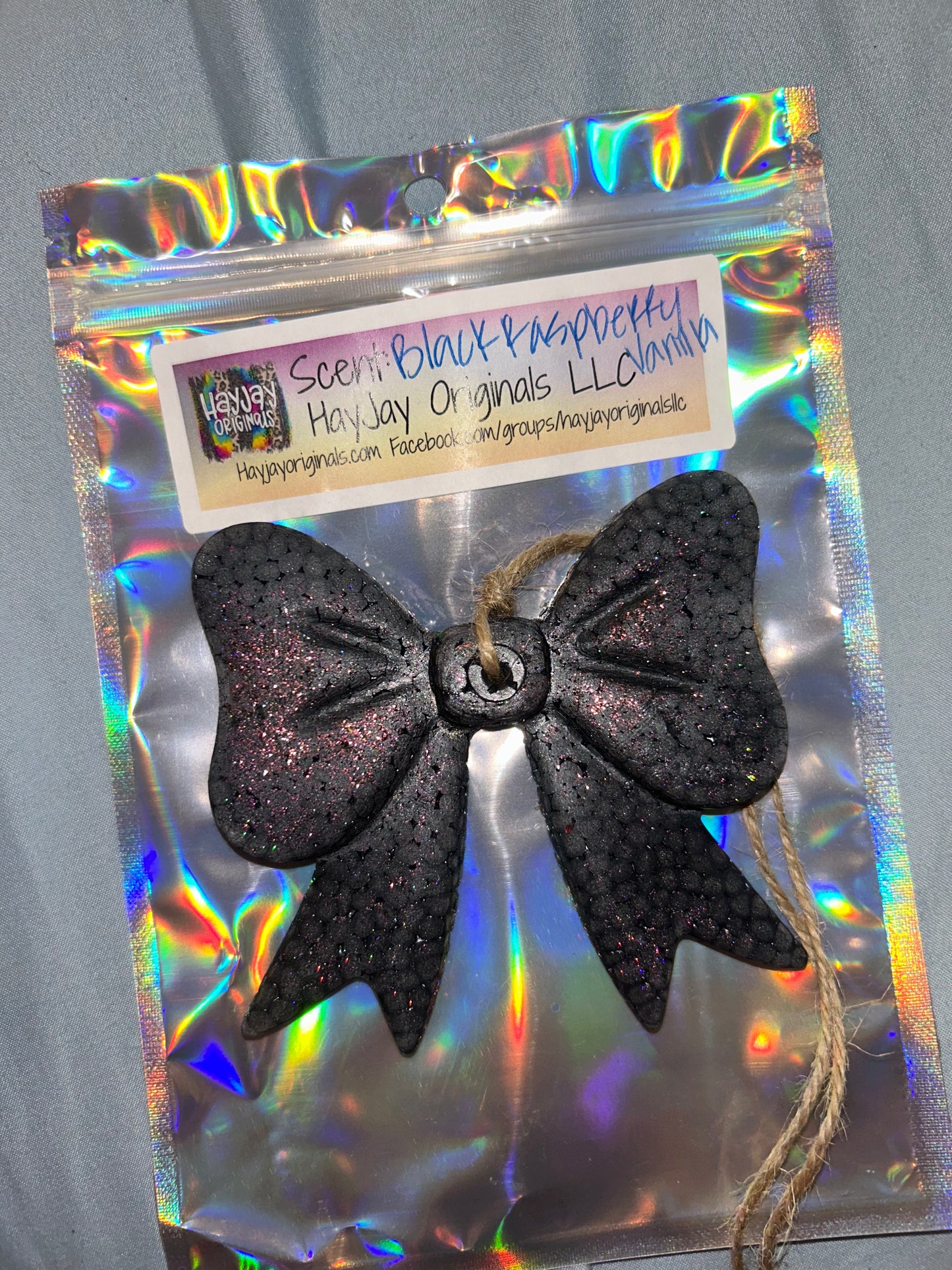 Black bow 3d freshie
