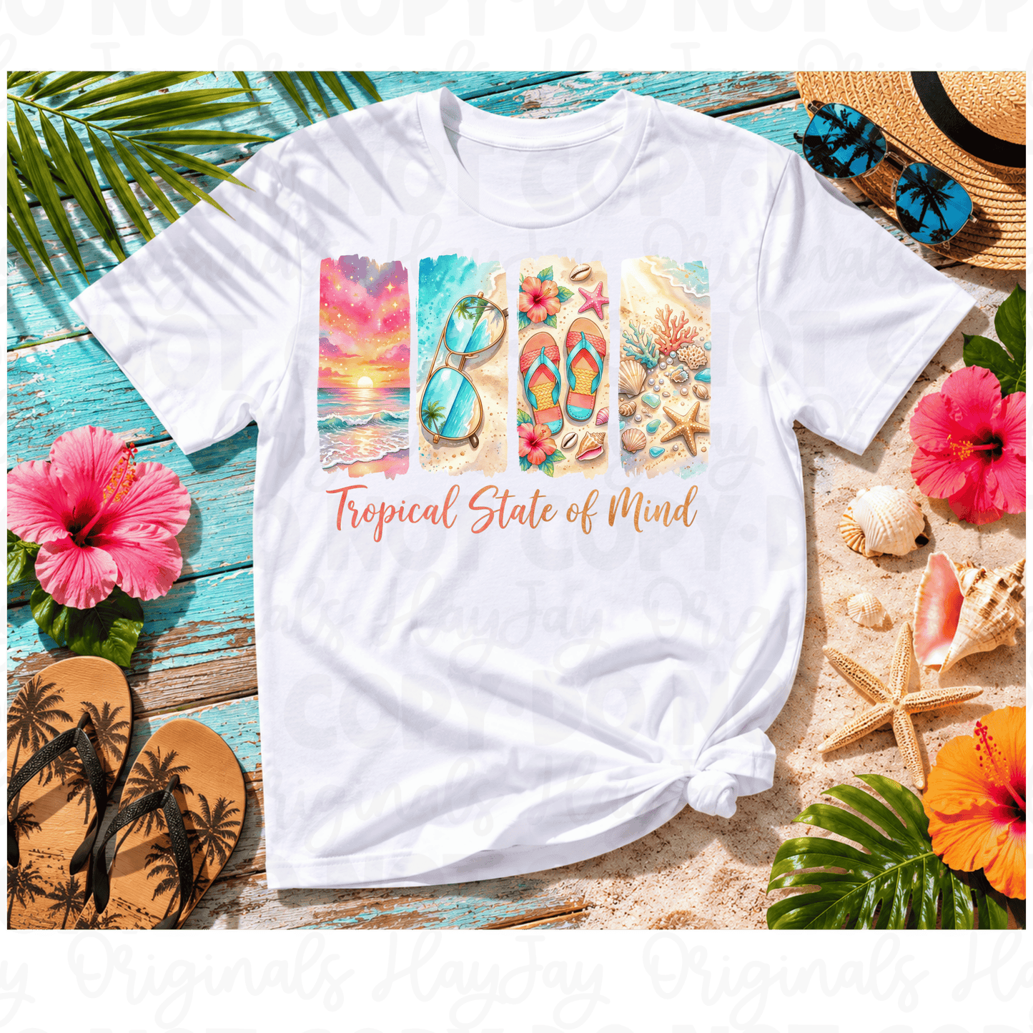 Tropical mind tee