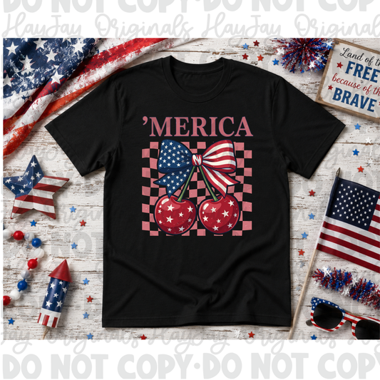 Merica Cherries tee