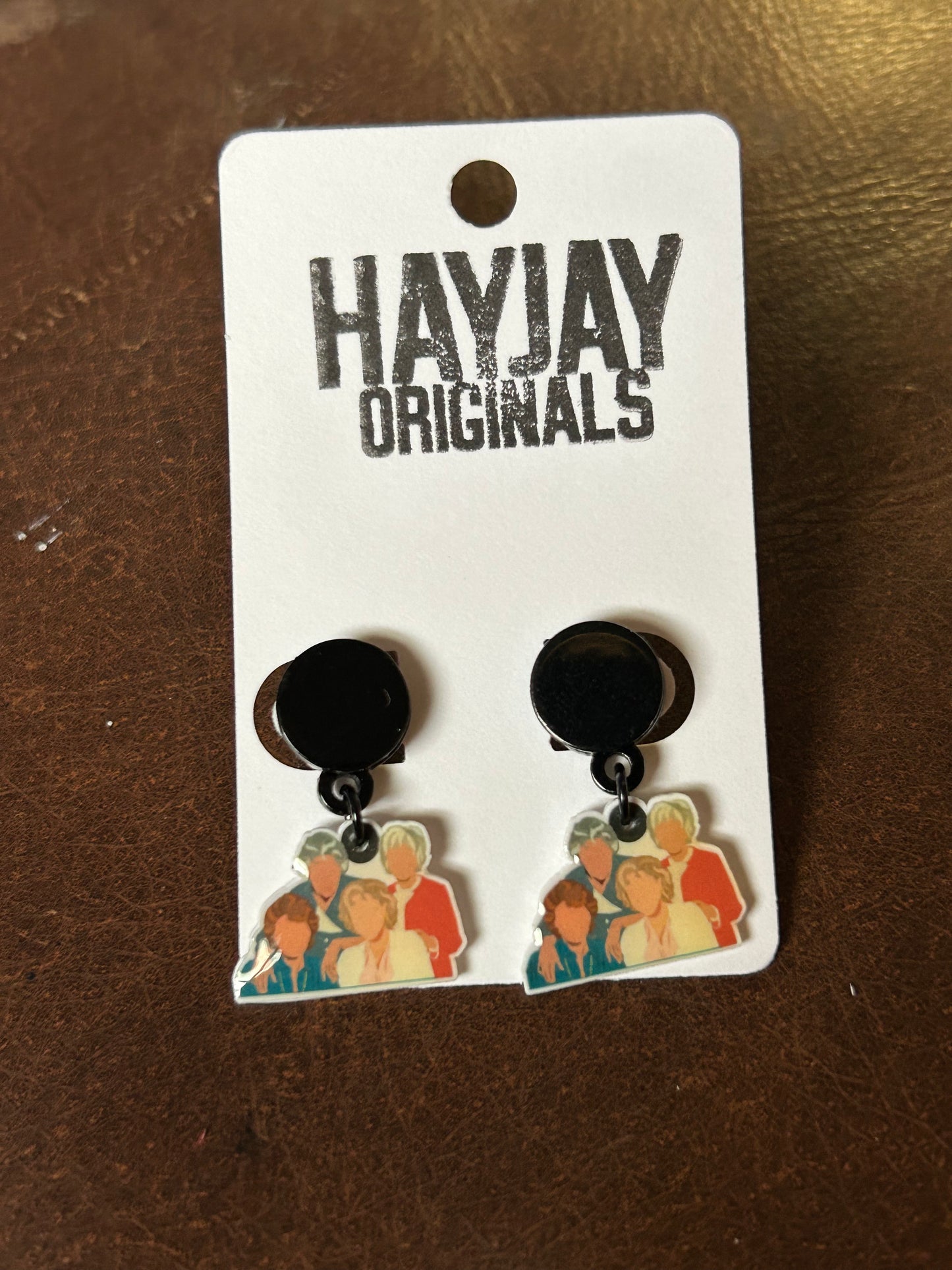 Golden Girls earrings