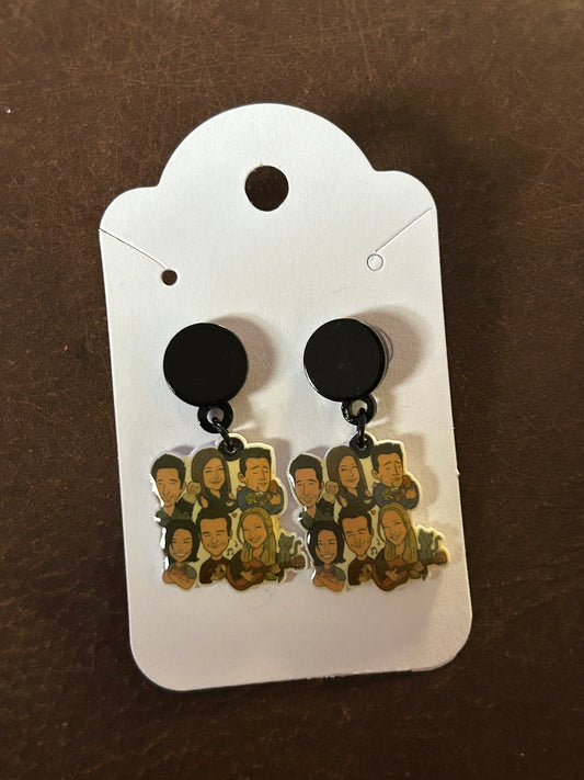 Friends earrings