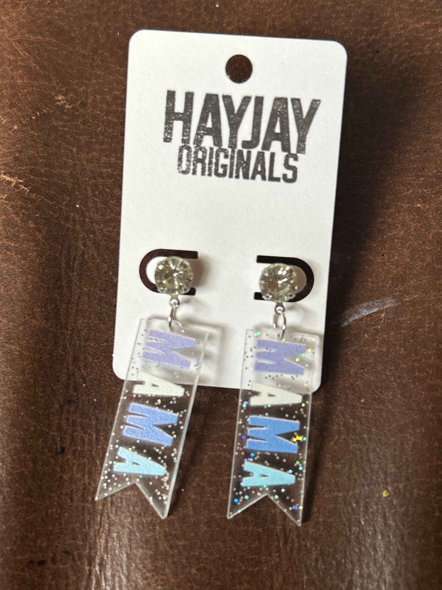 Blue Mama earrings