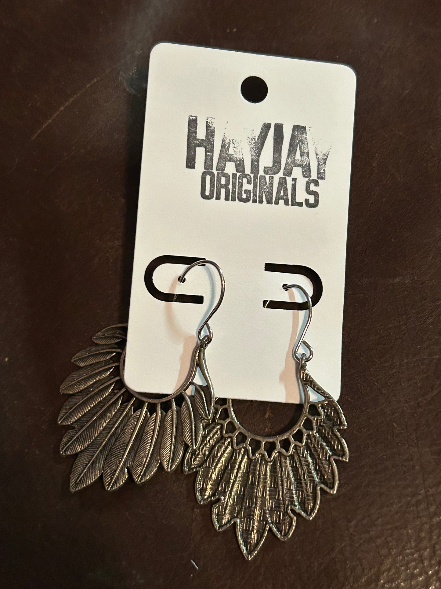 Feather earrings