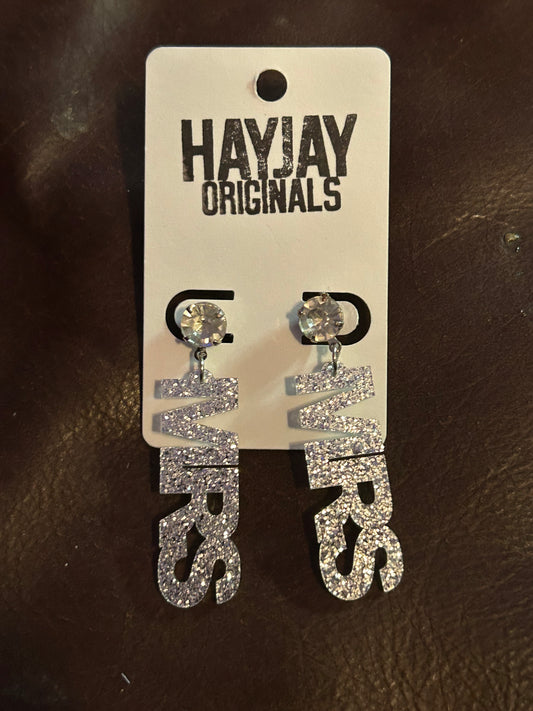 Mrs earrings