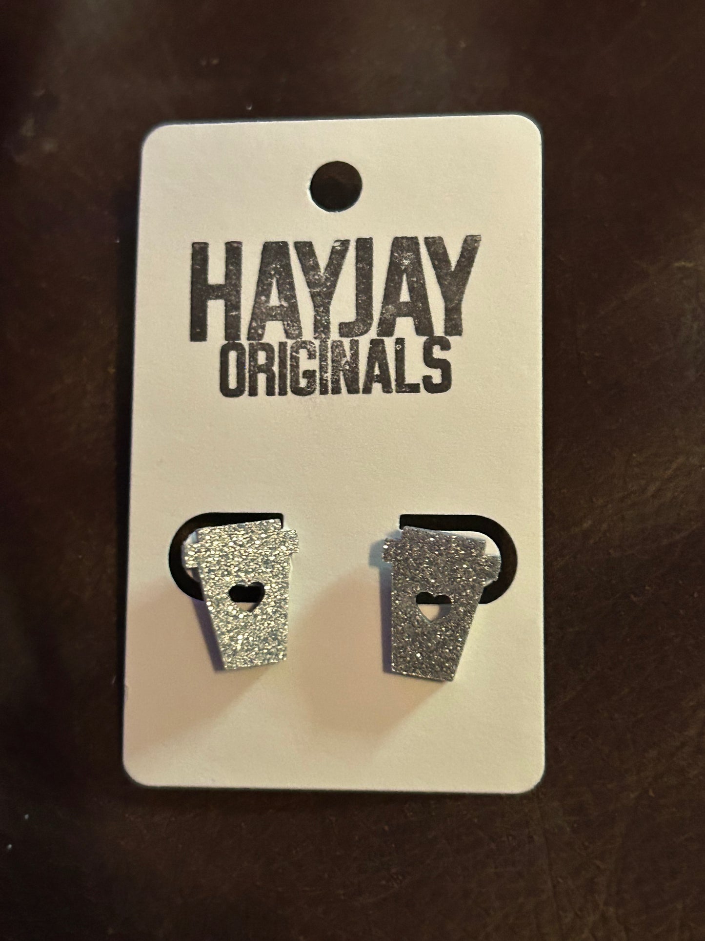 Silver coffee studs