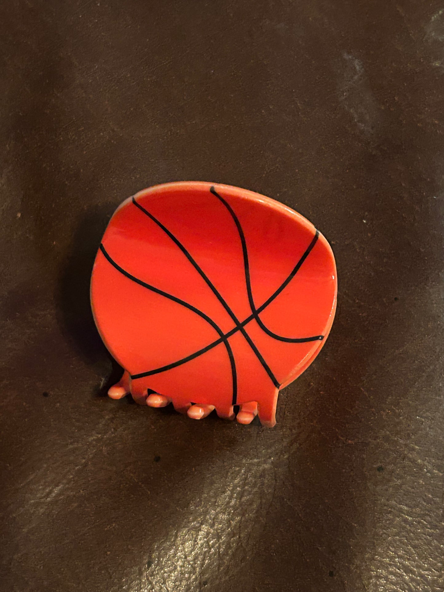 Basketball hair clip