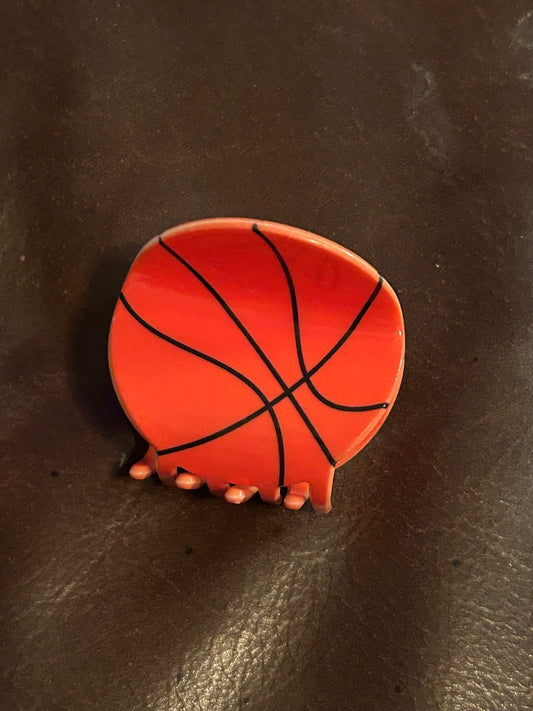 Basketball hair clip