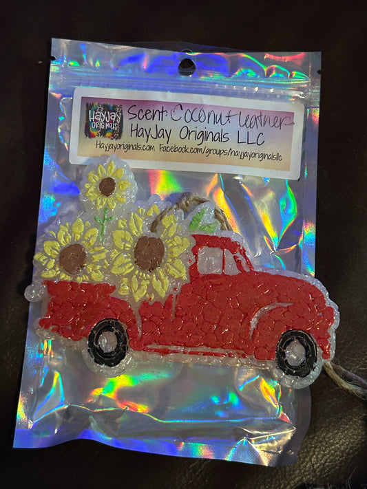 Sunflower truck freshie