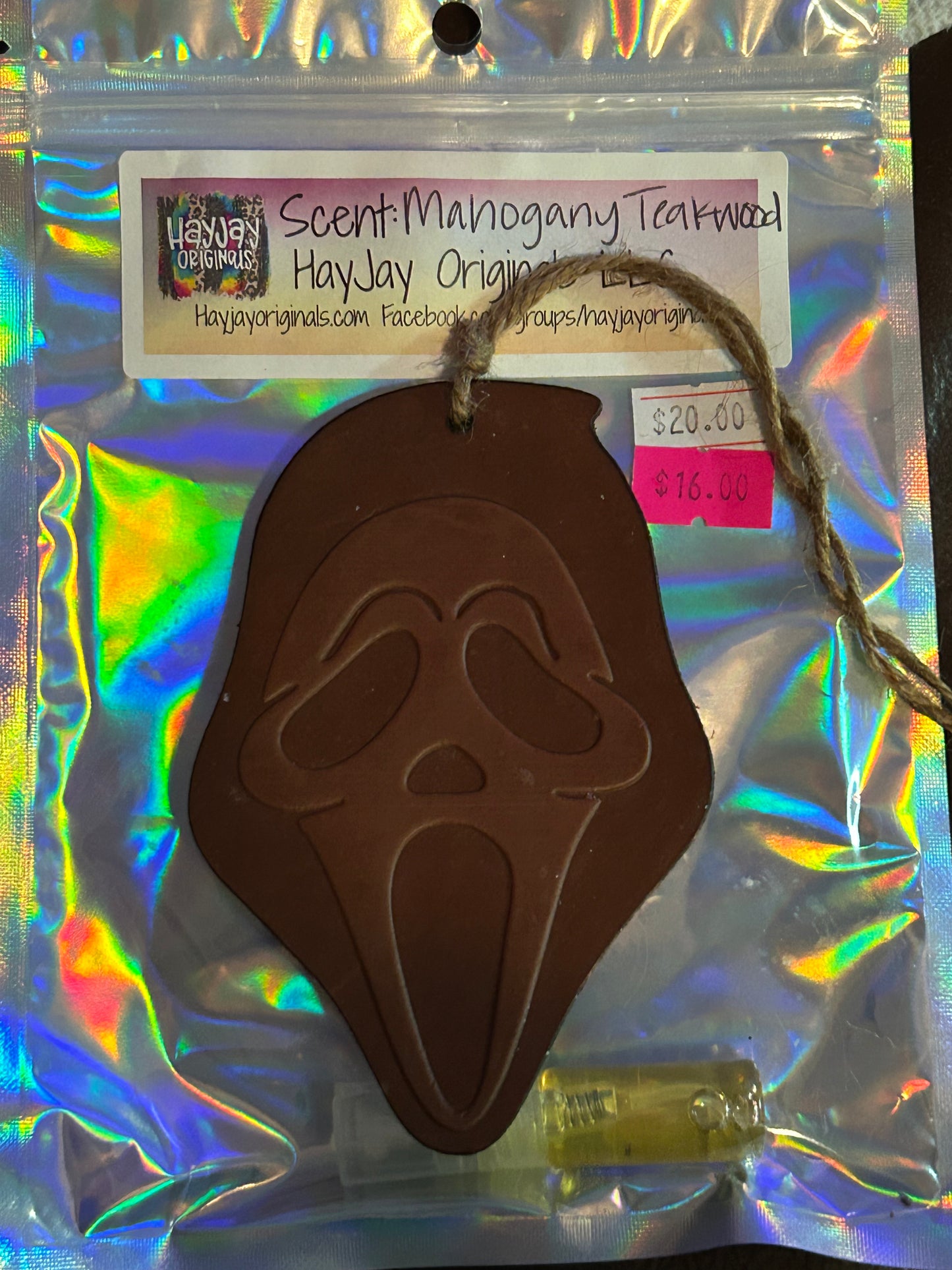 Ghostface leather freshie