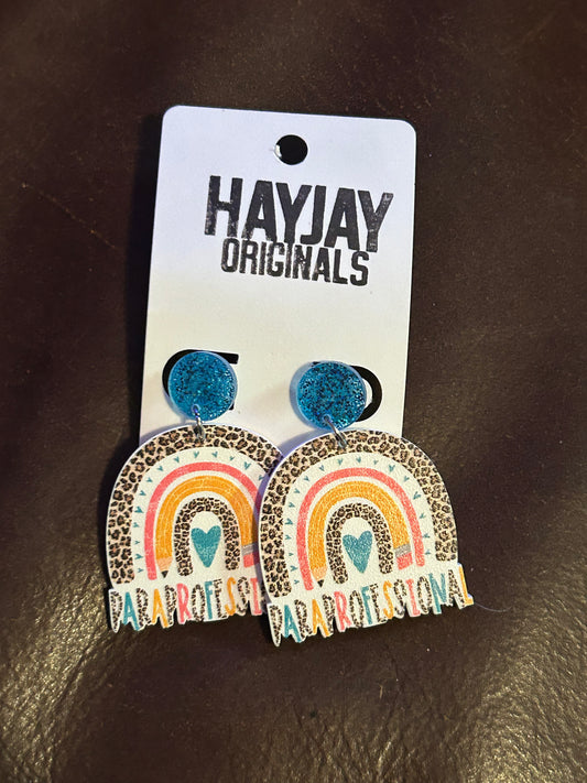 Paraprofessional earrings