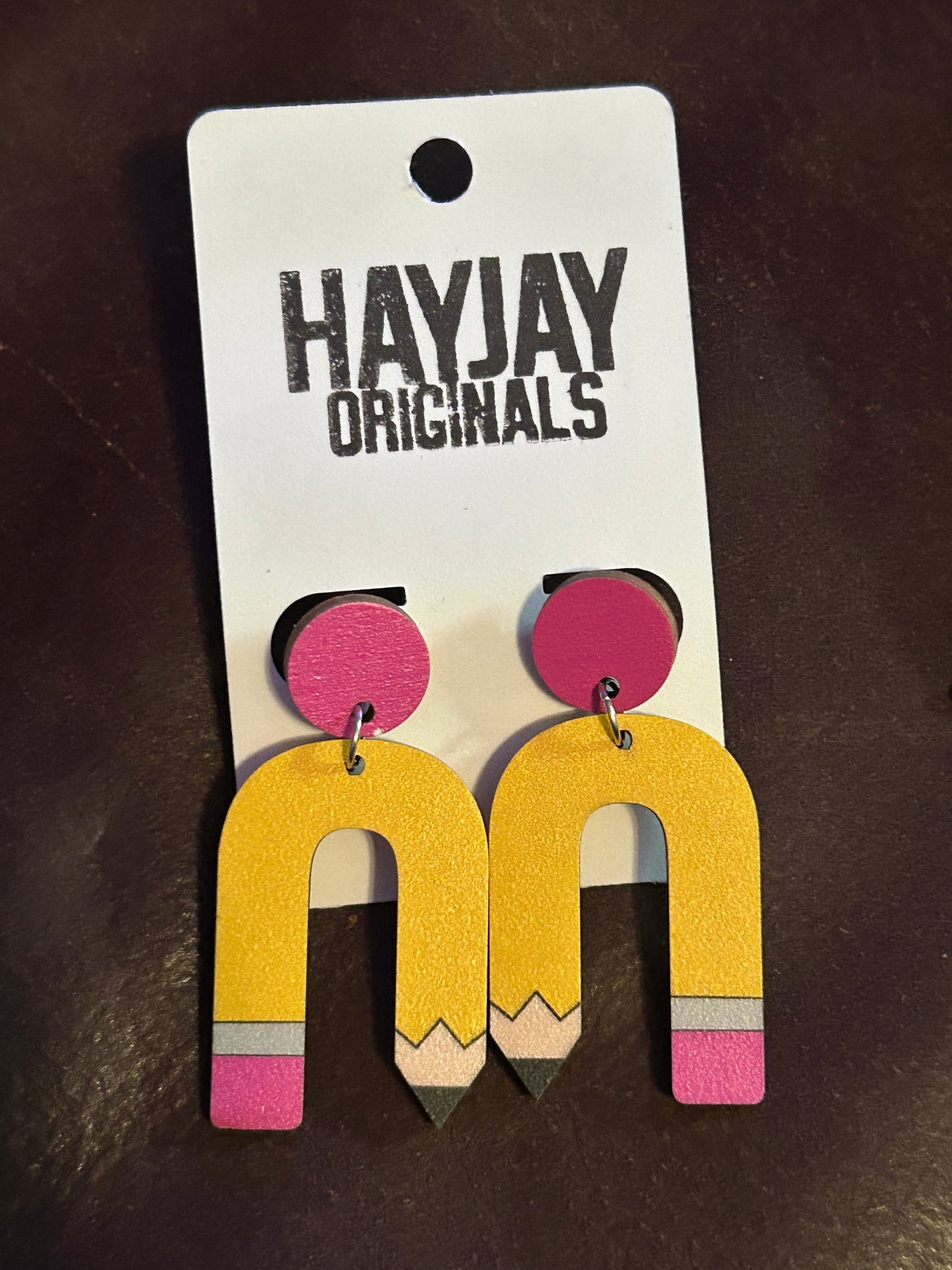 Pencil earrings