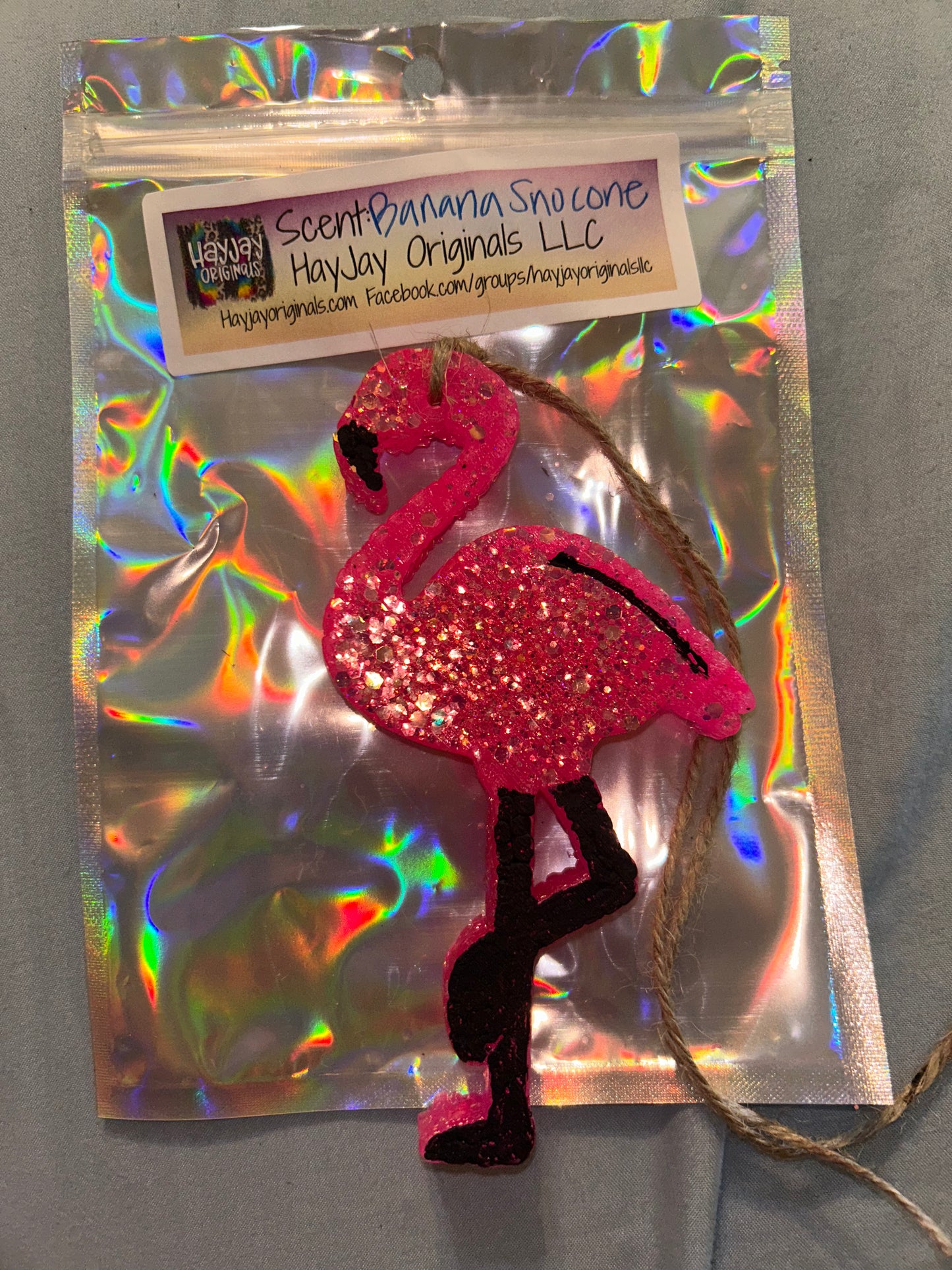 Glitter Flamingo Freshie