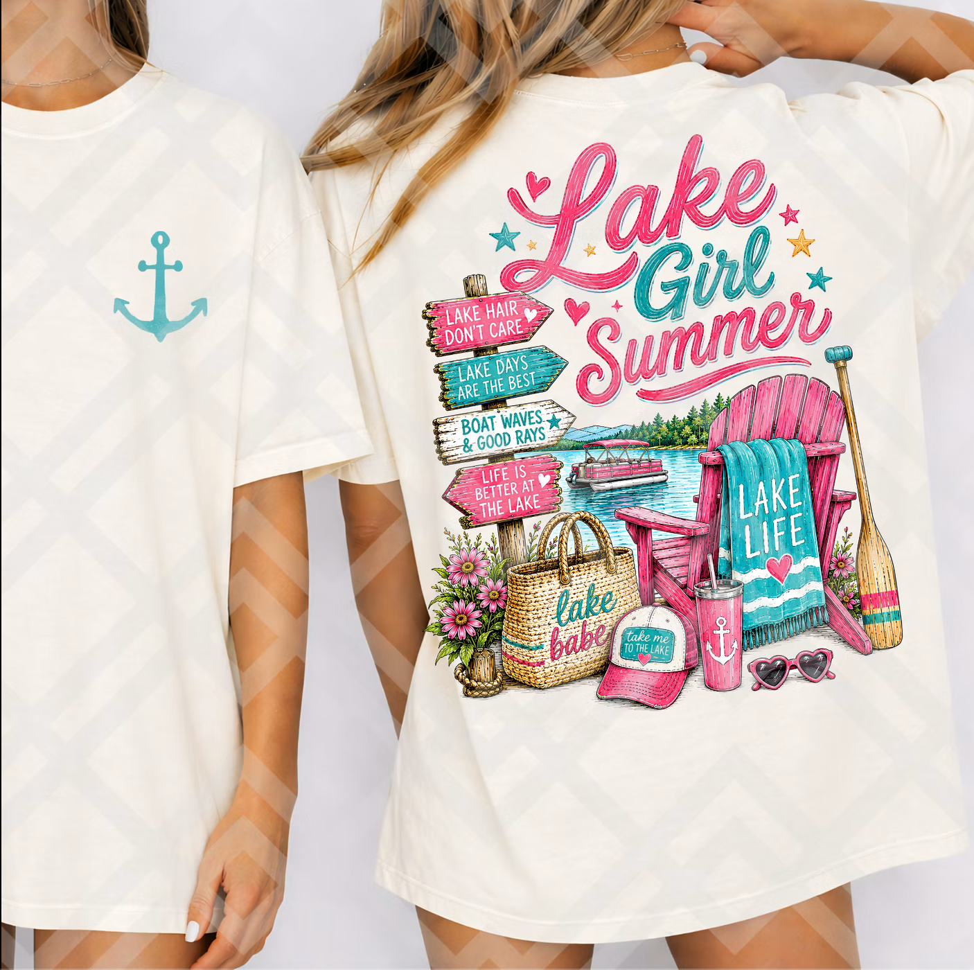 Lake girl summer tee