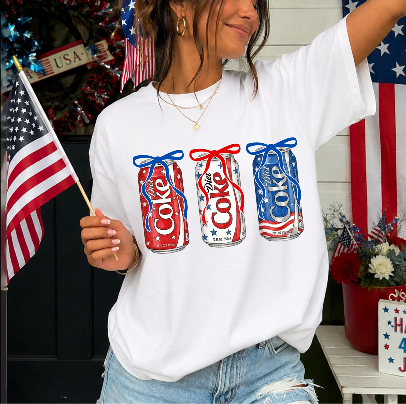 DC flag tee