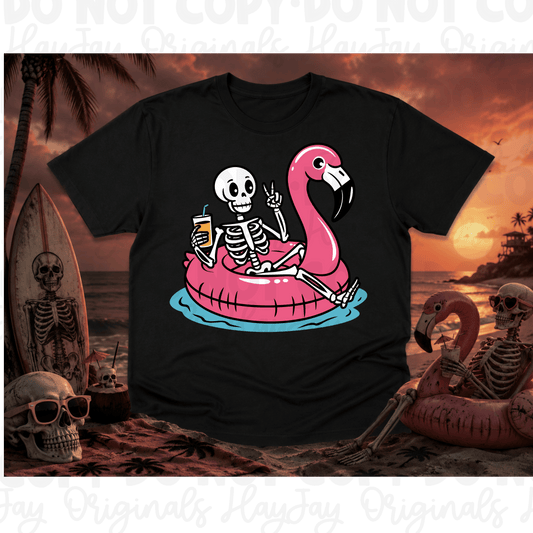 Skelly floaty tee
